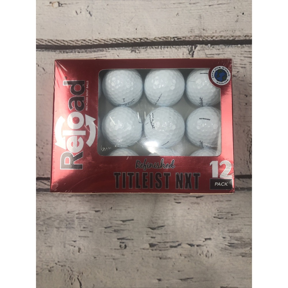 Reload Recycled Golf Balls Titleist NXT Refurbished Golf Balls (12 Pack)